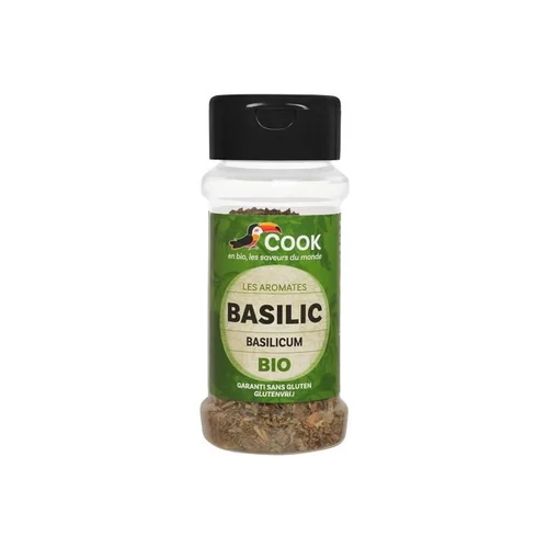 Idée nature：Feuilles de basilic bio en pot de 15 g
