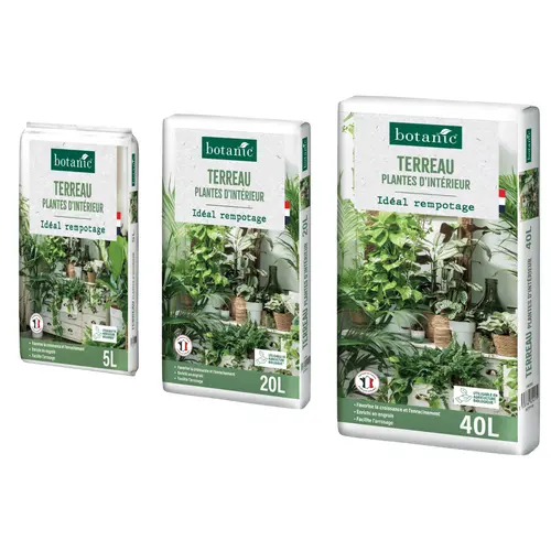 Pour compléter votre jardin：Terreau pour plantes d'intérieur botanic®