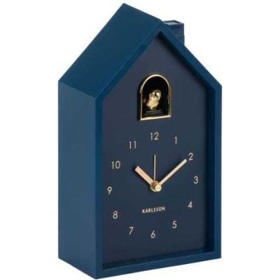 Réveil matin en plastique Cuckoo Oro (Bleu foncé)