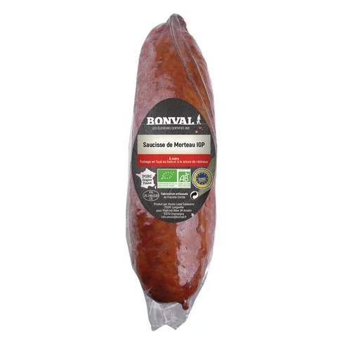 Pour valoriser vos extérieurs:Saucisse de Morteau IGP 300g