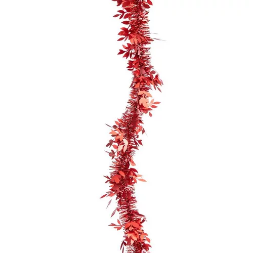 Nature facile:Guirlande scintillante rouge satiné - 9 cm x 2 m