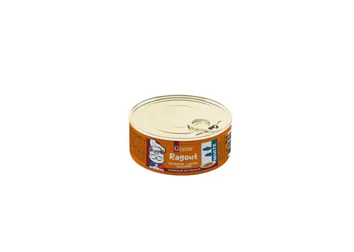 Pour créer votre univers jardin:Pâtée pour chat adulte ragoût de saumon Bubimex Gustav - 85 g