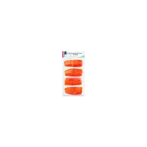 Pour votre espace:Pavé de saumon keta du Pacifique silverbright Natur’amie - 400 g (4 pièces)