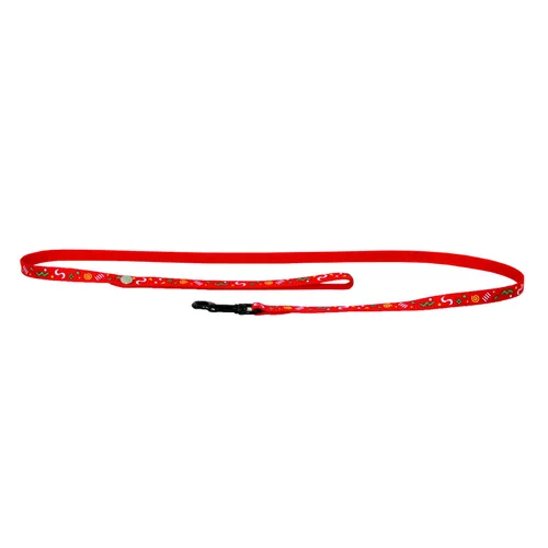 Essentiel jardin:Laisse réglable carnaval rouge en nylon