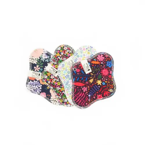 Pour compléter vos extérieurs：Protège slip en coton Bio lavable Alterosac - 16 x 19 cm