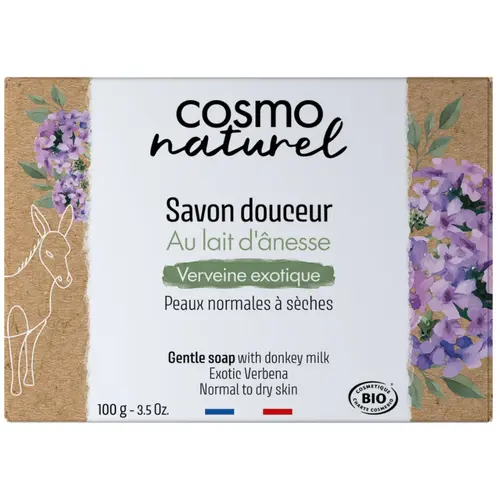 Pour tous les jours:Savon Ânesse Verveine bio Étui 100 g vert