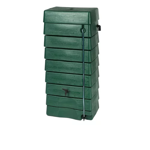 Pour transformer votre jardin:Récupérateur à eau mural - 276 L Vert foncé