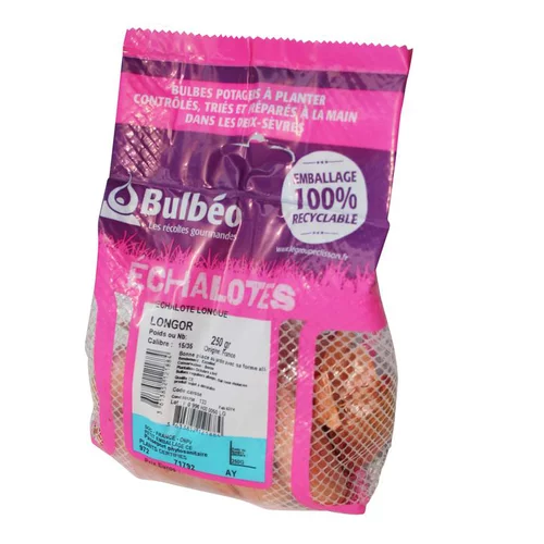 Maison & extérieur:Bulbes d’échalotes longue Longor calibre 15/35, 250 g