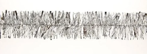 Jardin à vivre：Guirlande scintillante en plastique coloris argent Ø 50 mm - 2 m
