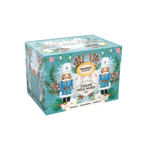 Adapté au jardin：Tisane du pôle nord bio Provence d'Antan - 36 g dans une boîte en métal
