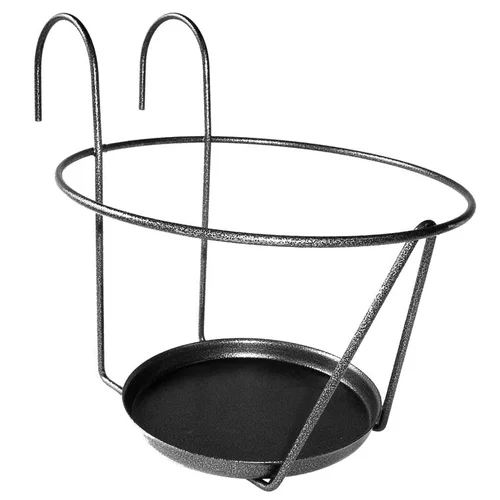 Pour vos projets extérieurs:Porte pot soucoupe gris Ø 20/22 cm