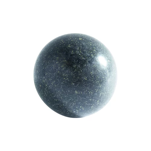 Une solution pour l’extérieur：Sphère décorative en granit noir Penez Herman - 20 cm