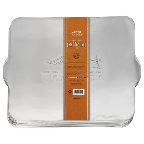 Pour plus de confort au jardin:Lot de 5 plaques pour barbecue coloris gris en aluminium Traeger