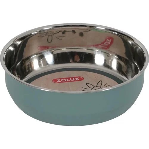 Les indispensables du jardin：Bol pour les rongeurs en inox coloris vert Ehop Zolux – 400 ml