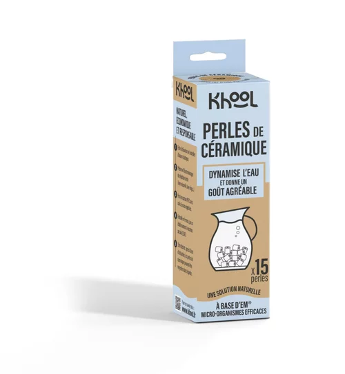 Idéal au jardin:Perles de céramique Khool bamboo - 15 perles
