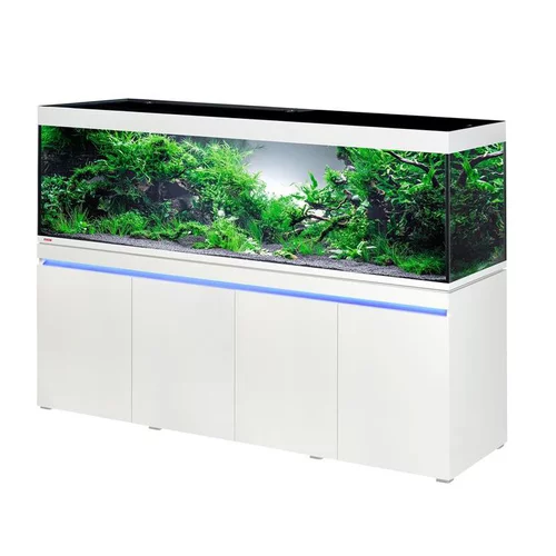 Style au jardin:Aquarium eau douce avec meuble coloris alpin Eheim Incpiria 630L
