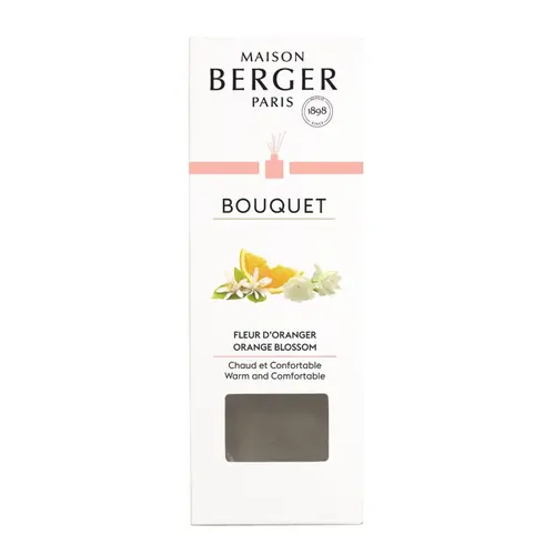 Pour l’univers du jardin：Bouquet parfumé Maison Berger parfum fleur d’oranger - 100 ml