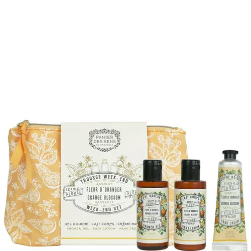 Espace vert facile:Trousse de voyage fleur d’oranger Panier des Sens - les 3 pièces