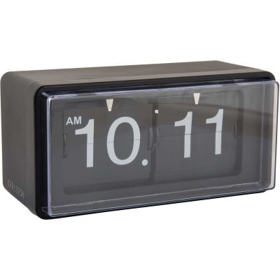Horloge Clock Retro Boxed Flip (Noir)