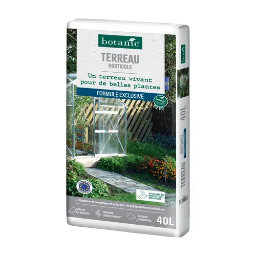 Jardin & déco:Terreau horticole botanic® - 40 L