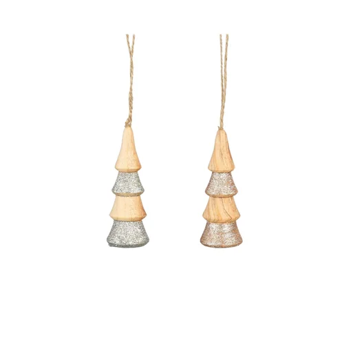 Essentiel extérieur:Suspension décorative coloris beige - Ø 3,5 cm