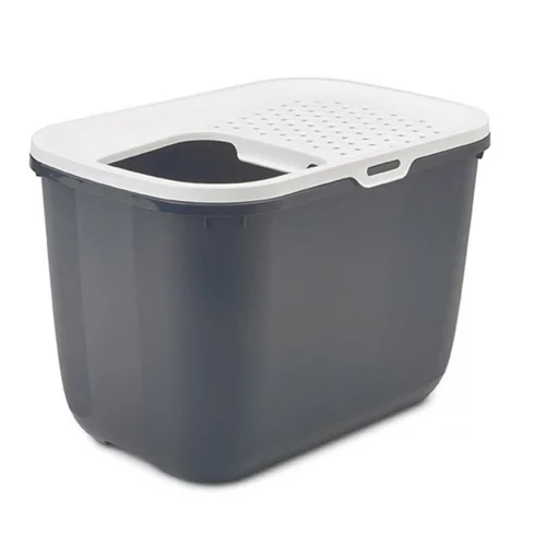Espace vert utile：Maison de toilette gris Savic Hop In - 58,5 x 39 x 39,5 cm