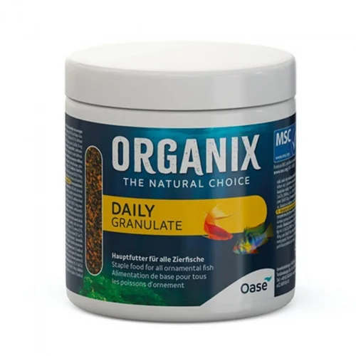 Jardin actuel：Nourriture quotidienne granulée pour poissons, organix soin optimal, OASE AQUARIUM - 250ml