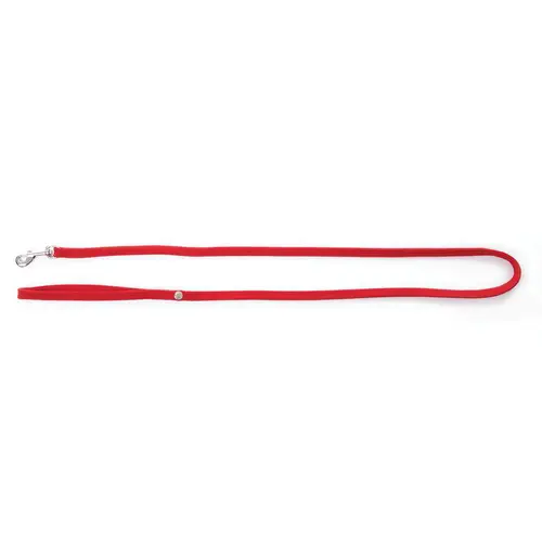 Pratique jardin:Laisse tubulaire pour chat coloris rouge - 120 cm