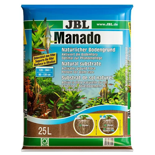 Pour tous jardins:Substrat naturel manado JBL 25 L