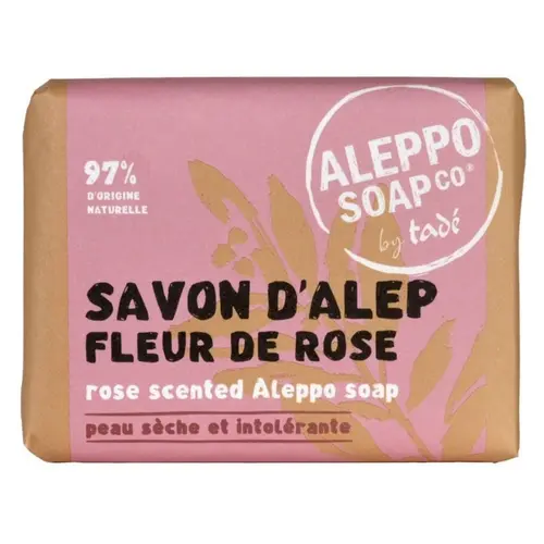 Extérieur fonctionnel：Savon d’Alep parfum fleur de rose Tadé - 100 g