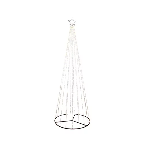 Pour profiter du jardin：Sapin Micro LED 738/ H3 m Ø100 cm Blanc