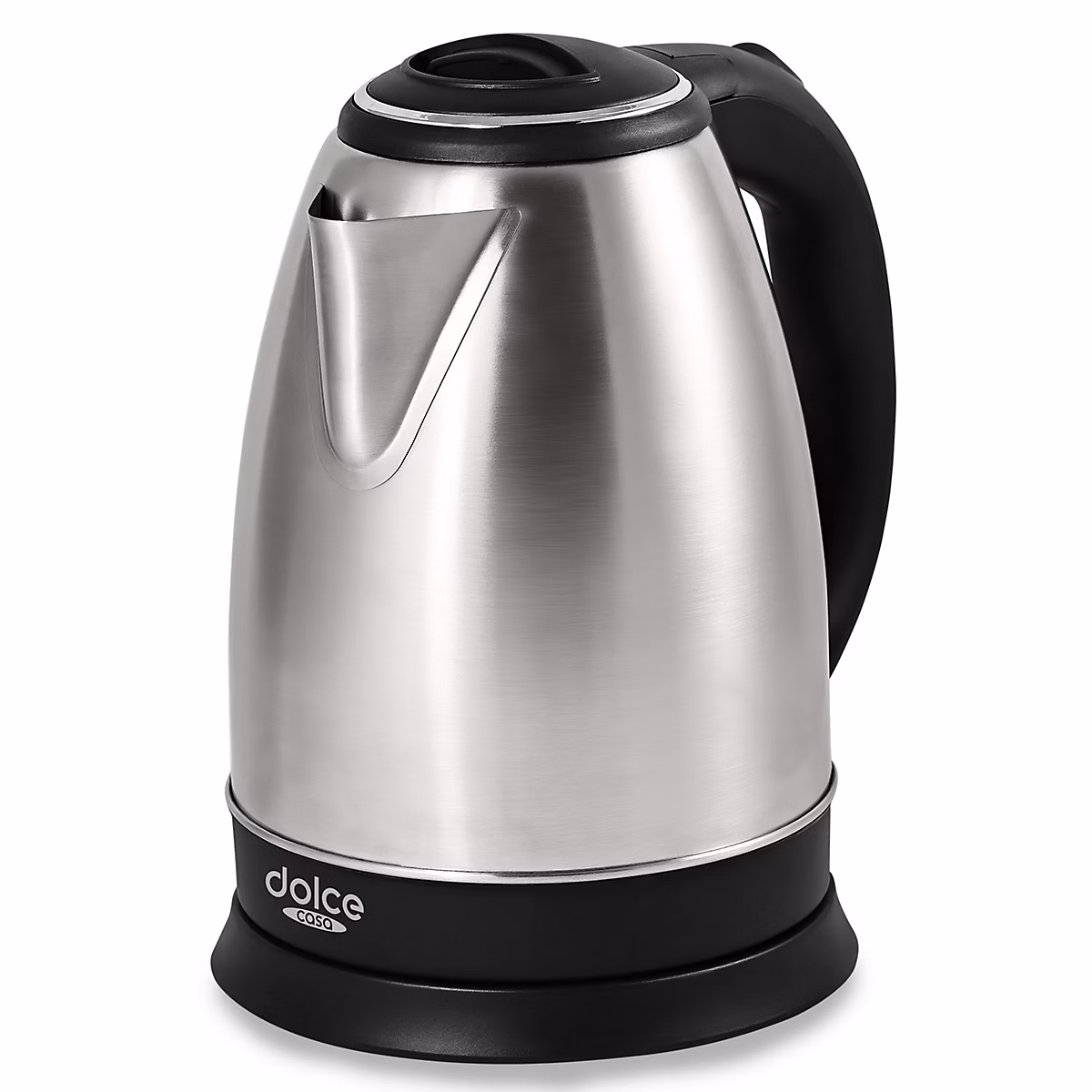 Bouilloire Electrique Inox 1.8L – Dolce Casa DC | BL | 1 | 8L | INOX | 1500W | Protection anti | surchauffe | Arrêt auto. à ébullition