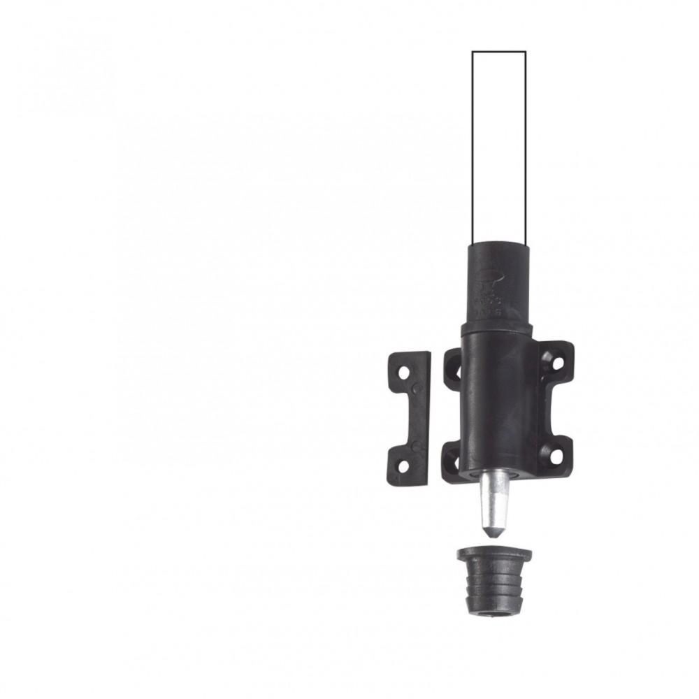 CENTRALE BRICO Verrou d'espagnolette composite plastifié, H.100 x L.46 x P.25 mm