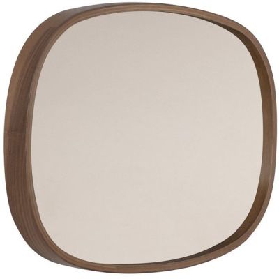 Miroir en bois Cloudy (Noyer)