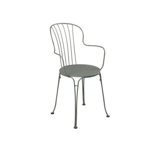 Loisirs extérieur:Fauteuil bridge en acier coloris romarin Opéra Fermob - 89 cm