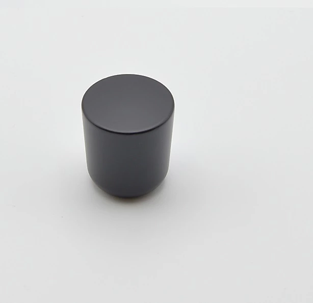 Bouton de meuble en zamac noir mat D 25 mm – idéal cuisine et salle de bain