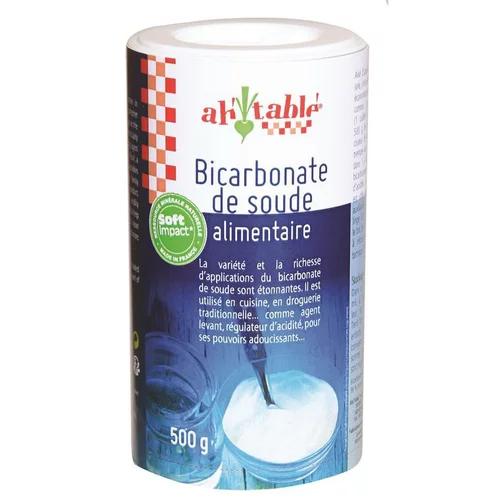 Pour équiper vos extérieurs:Bicarbonate de soude alimentaire Ah table - 500 g