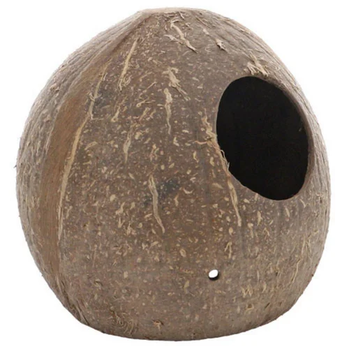 Jardin quotidien:Décor pour aquarium coloris marron Grotte coco Hobby Aqua Cave - Taille M