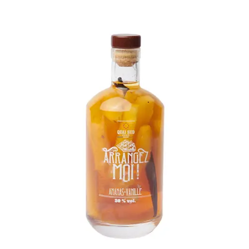 Extérieur accessoire:Préparation pour rhum arrangé à l’ananas et à la vanille Quai Sud Arrangez-moi - 50 cl