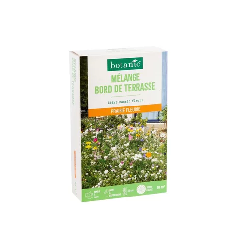 Le pratique au jardin:Mélange de graines pour bord de terrasse botanic® - graines à semer (10 m²)