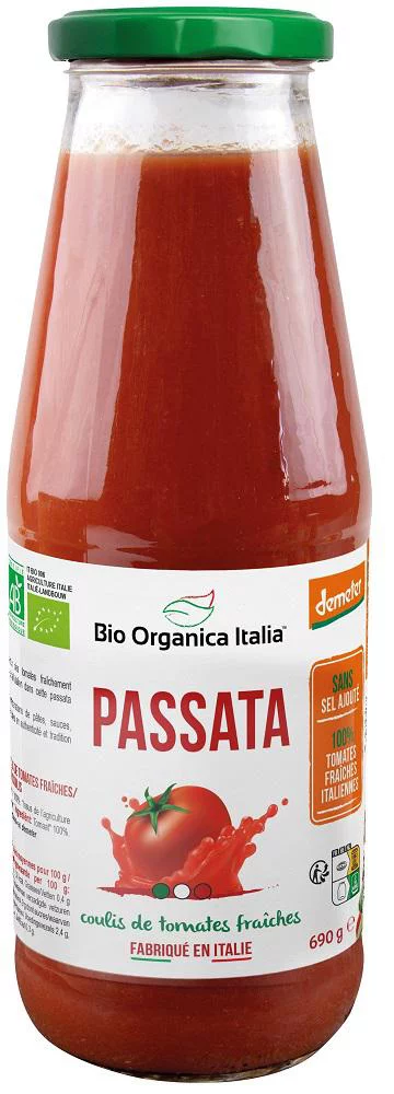 Une touche jardin:Passata de tomate demeter bio Primeal - 690 g