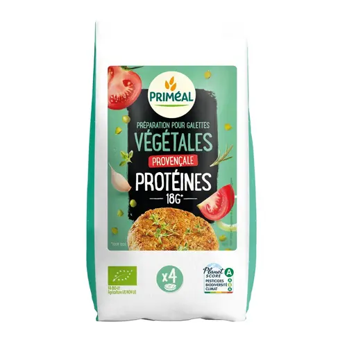 Jardin accessoire:Préparation bio galettes végétales provençales Priméal - 200 g