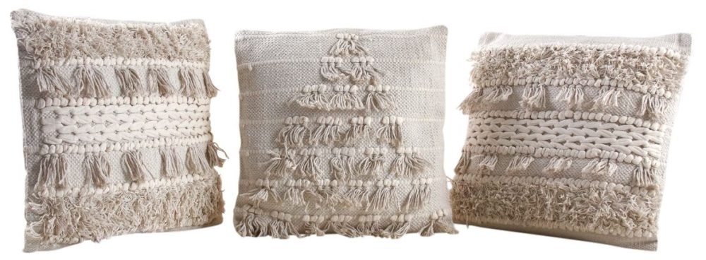 Coussin en coton Bohème (Lot de 3)
