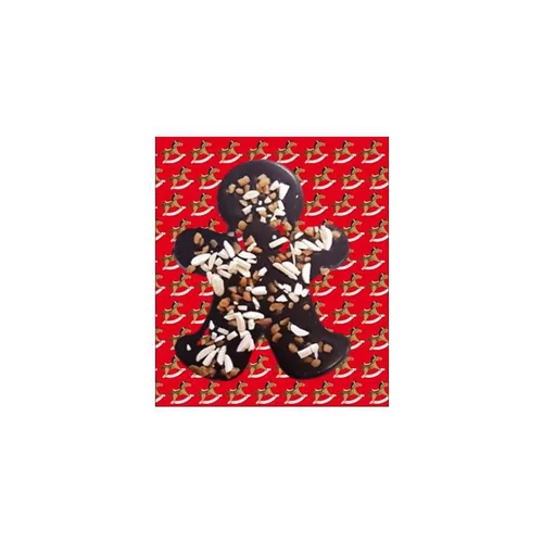 Accessoire pour le jardin：Chocolat en forme de bonhomme noir aux amandes et au caramel - 90 g