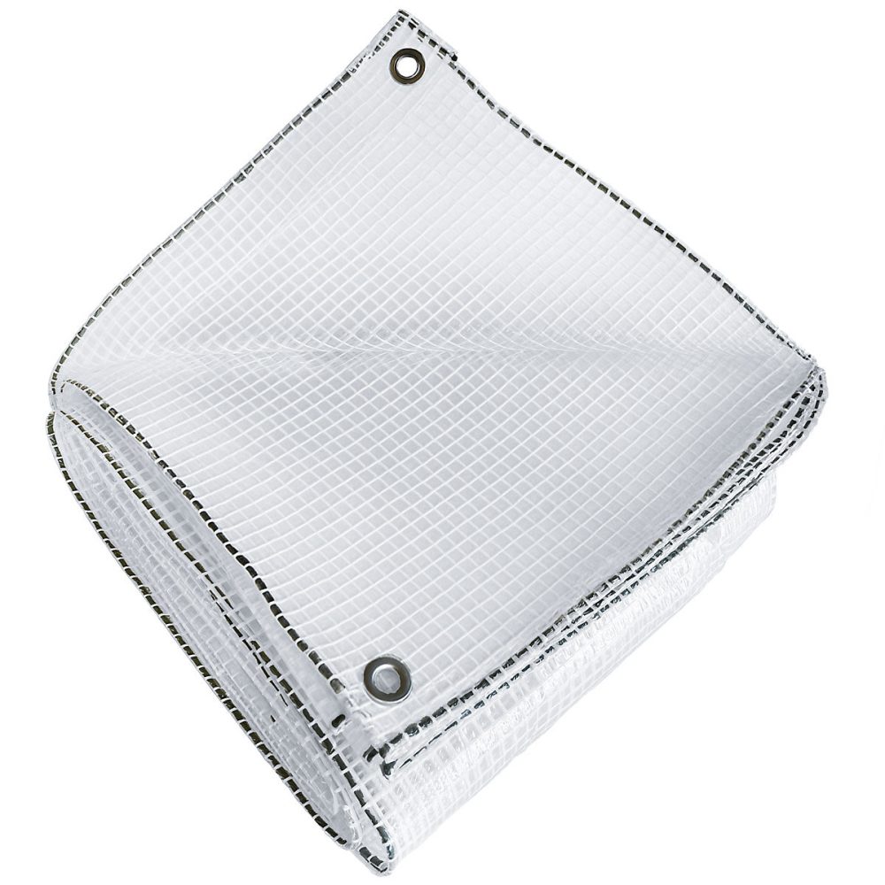 Bâche Bois 2 × 3 m – TECPLAST, TR170BO, Bâche Armée Transparente, Haute Qualité, Protection imperméable pour Bois de chauffage