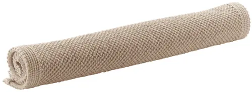 Jardin & déco：Tapis de bain coloris galet Vivaraise Etia - 54 x 64 cm