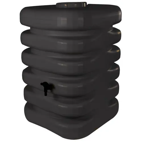 Univers jardin:Récupérateur à eau cubique coloris gris - 350 L