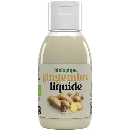 Choix jardin：Herbe liquide gingembre bio Northern Greens - 123 ml