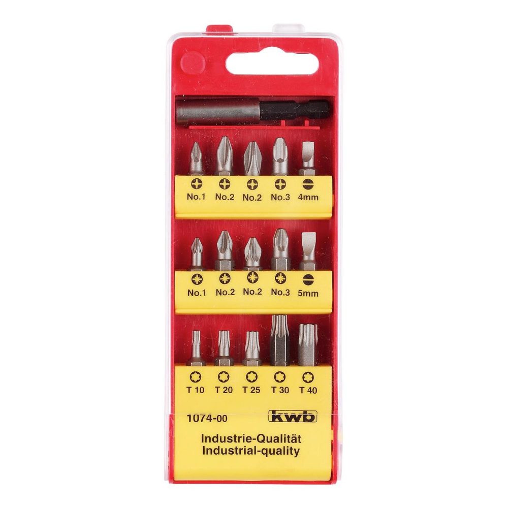 KWB Cassette combi 16 embouts + porte embouts magnétique