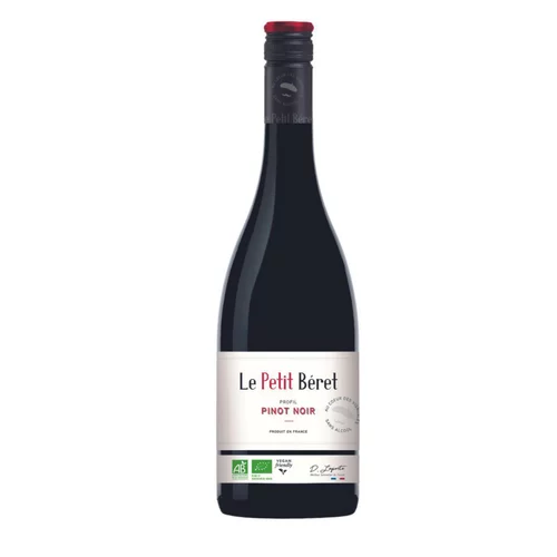 Pour la vie au jardin:Profil Pinot Noir sans alcool Bio Petit Béret - 74 cl